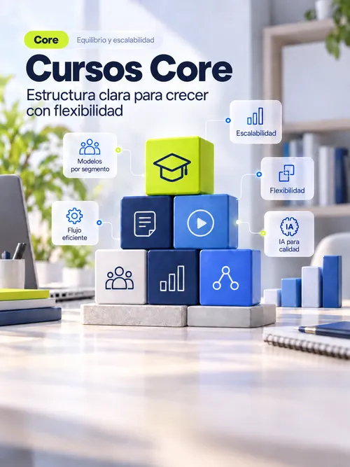 Cursos Core: estructura clara para crecer con flexibilidad
