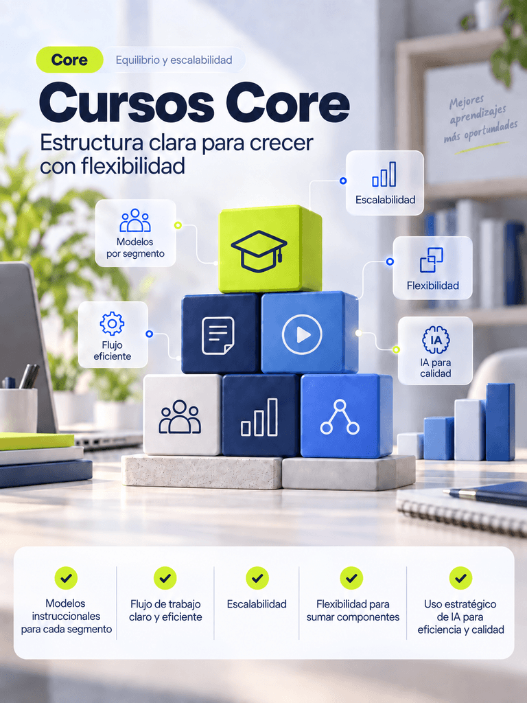 Cursos Core: características de la modalidad